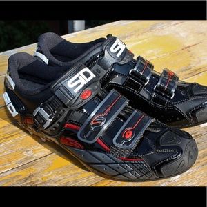 Like New SIDI Spider SRS Lorica Shoes + New Original Spare Soles Size 41